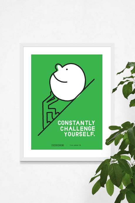 Constantly Challenge Yourself Poster