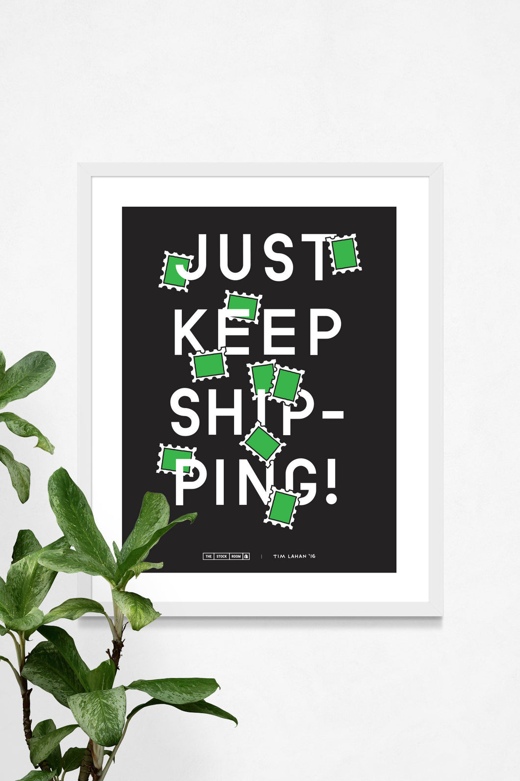 Just Keep Shipping Poster